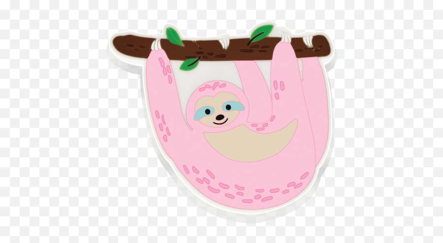 Sloth Wireless Charger - Pink Sloth Cartoon Png,Sloth Png