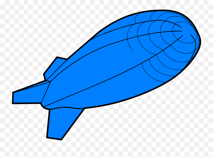 Clipart Of A Blue Zeppelin Free Image Download Png Zeplin Icon