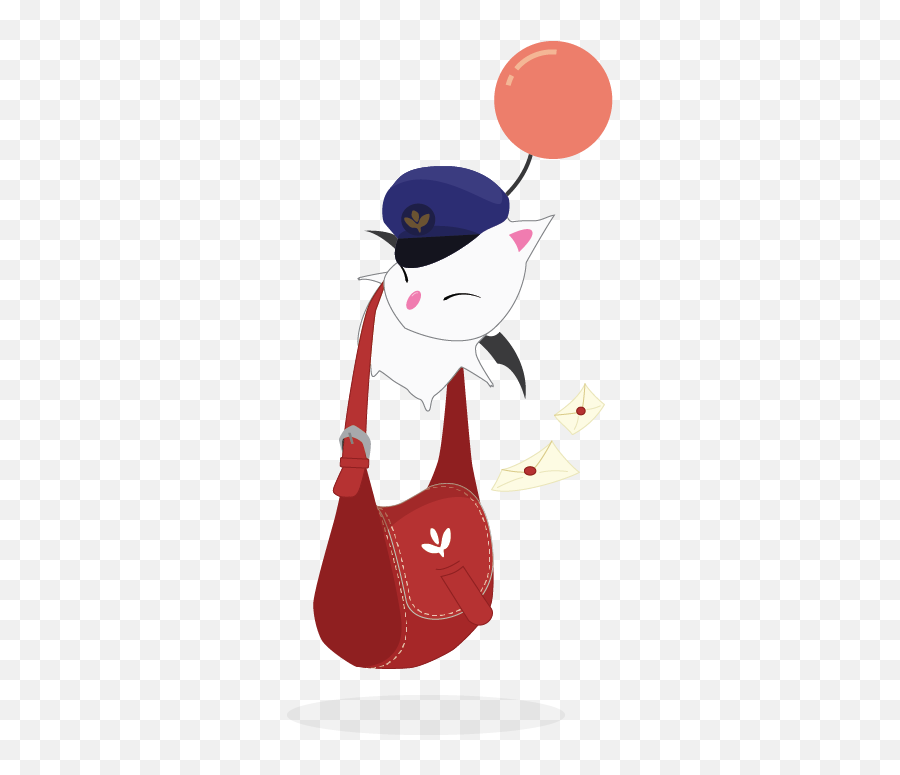 Delivery Moogle From Final Fantasy - Final Fantasy Delivery Moogle Png,Moogle Png