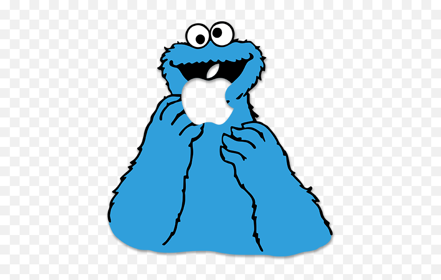 Car U0026amp Motorbike Stickers Cookie Monster - Cookie Monster Stickers Macbook Png,Cookie Monster Png