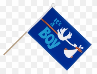 Download Hand Waving Flag Itu0027s A Boy - Graphic Design Full Carmine Png,Its A Boy Png