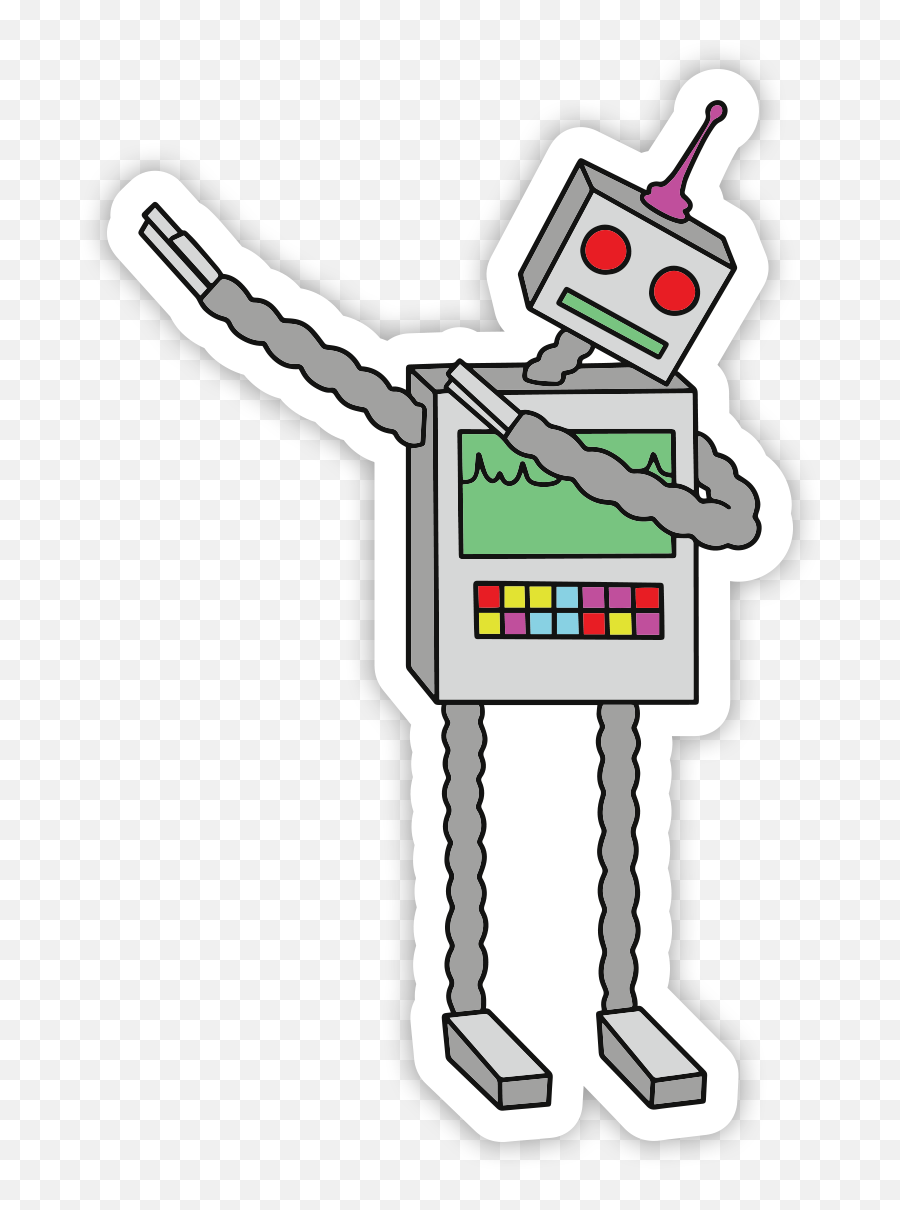 Robot Dab Sticker - Robot Dab Png,Dab Png