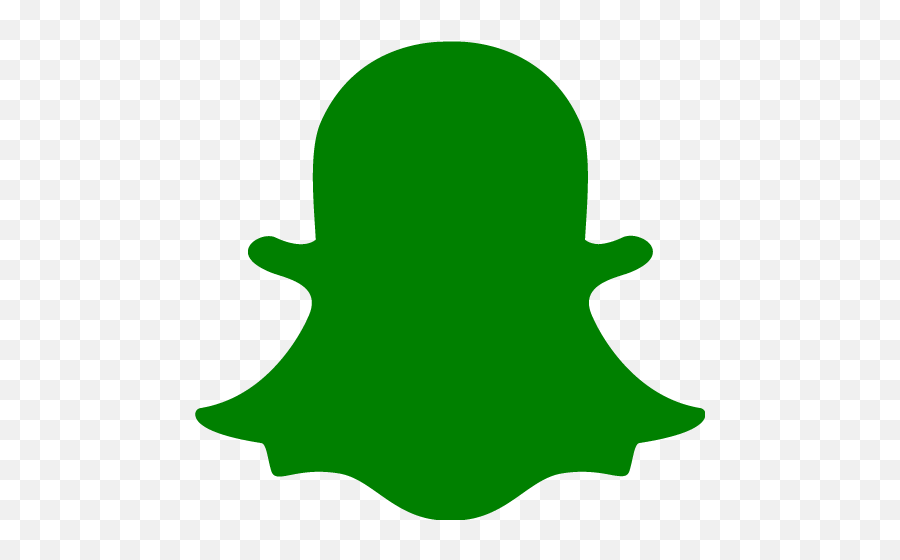 Green Snapchat 2 Icon - Free Green Social Icons Snapchat Icon Png,Snapchat Logo Png