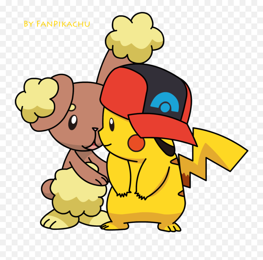 And Buneary 3 - Pikachuxbuneary Art 21121423 Pikachu And Buneary Fanart Png,Pokemon Pikachu Png