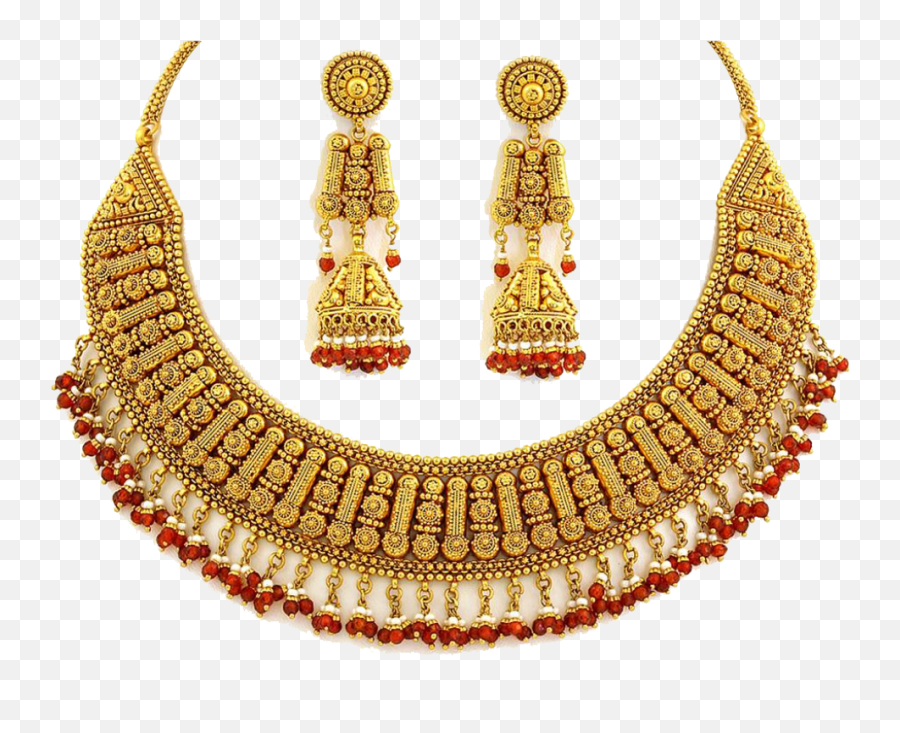 Hq Jewellery Png Transparent Jewellerypng Images Pluspng - Gold Jewelry Set Designs,Gold Chain Transparent Background