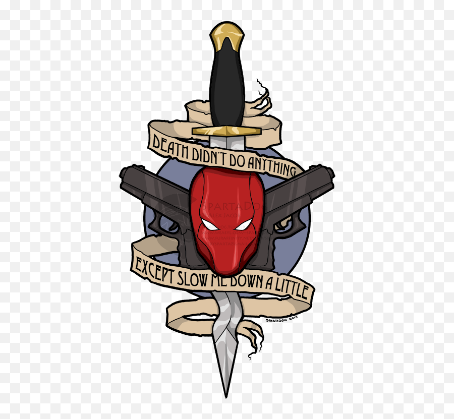 Download T - Comic Red Hood Tattoo Png,Red Hood Png
