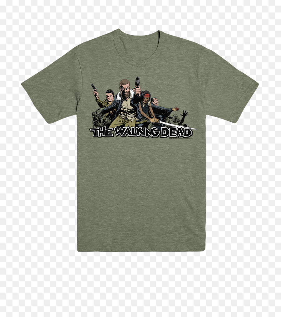 The Walking Dead Ensemble T - Shirt Telltale Walking Dead Shirt Png,Walking Dead Logo Png