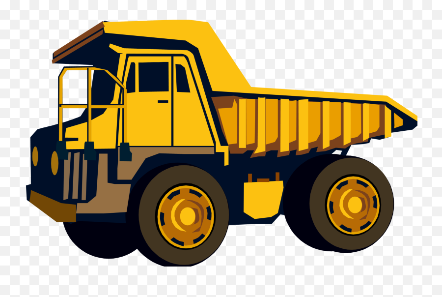 Download Hd Car Vector Png Clipart - Construction Trucks Png,Dump Truck Png
