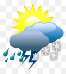 Sunset Rain Cloud Weather Satellite Png - 2618 Weather Clipart Transparent Background,Rain Cloud Png
