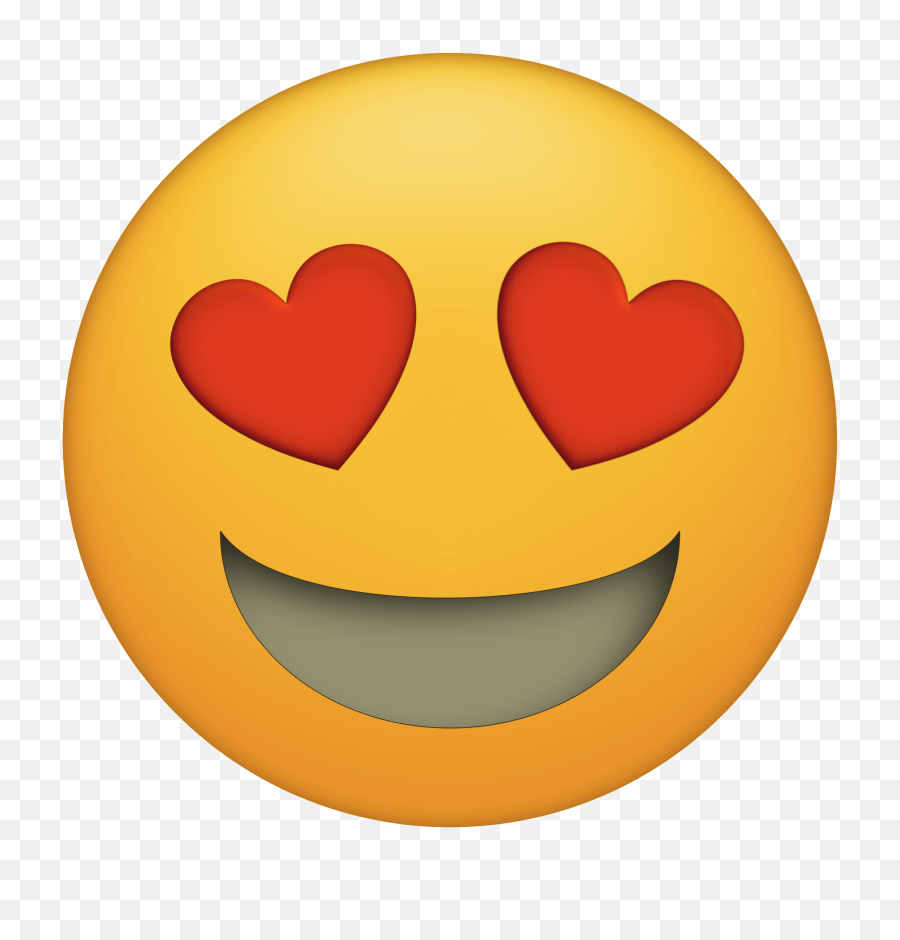Library Of Heart Eyes Emoji Png - Heart Eyes Emoji Clip Art,Emoji Hearts Transparent