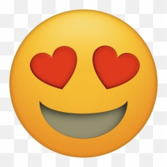 Library Of Heart Eyes Emoji Png - Clip Art