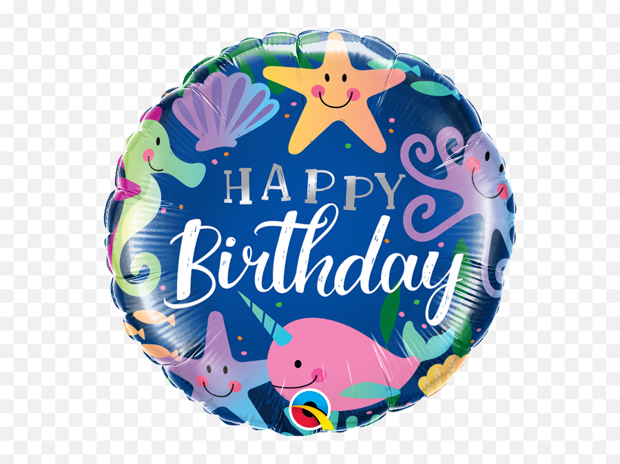 Birthday Fun Under The Sea Foil Balloon - Balloon Png,Under The Sea Png