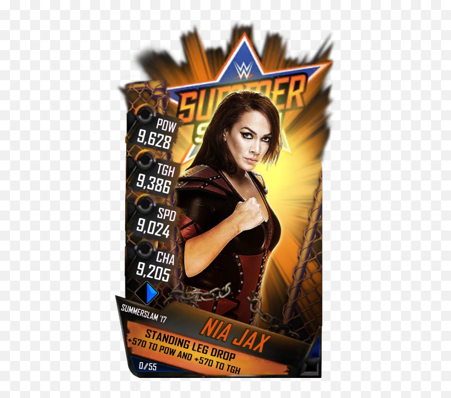 Nia Jax - Finn Balor Wwe Supercard Png,Nia Jax Png