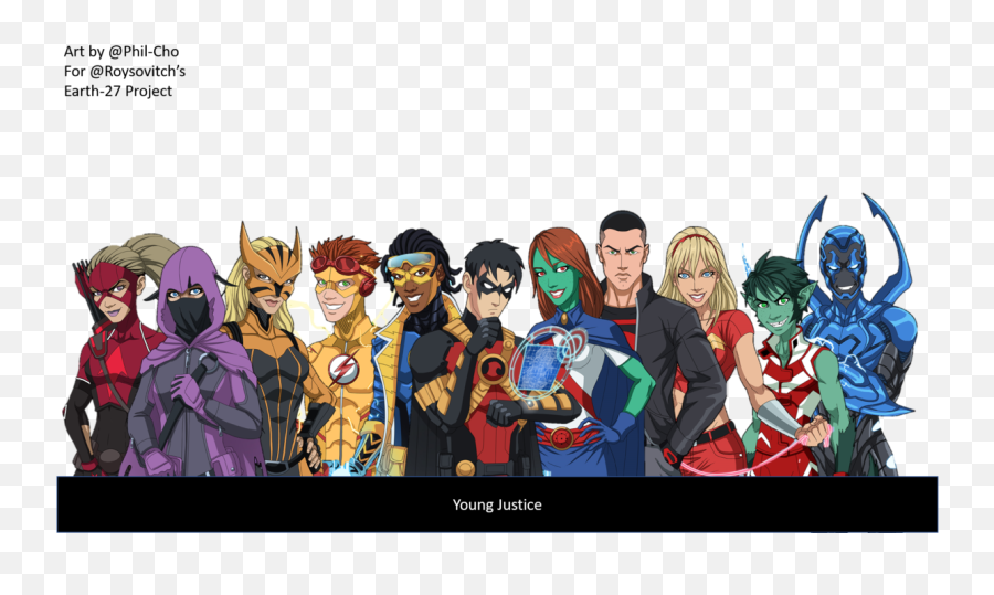 Young Justice Tigress Kid Flash - Earth 27 Teen Titans Png,Kid Flash Png