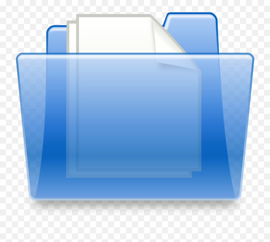 Folder Icon Transparent Background Hd - Transparent Background Clipart Folder Icon Png,Manila Folder Png