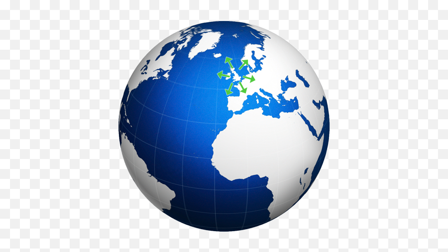 Download 3d World Globe Png - Globe With Uk Centre,Globe Png Transparent