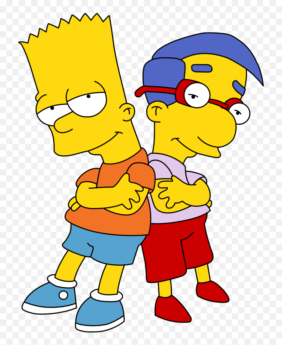 Cool Pngs - Bart Simpson And Milhouse,Bart Png
