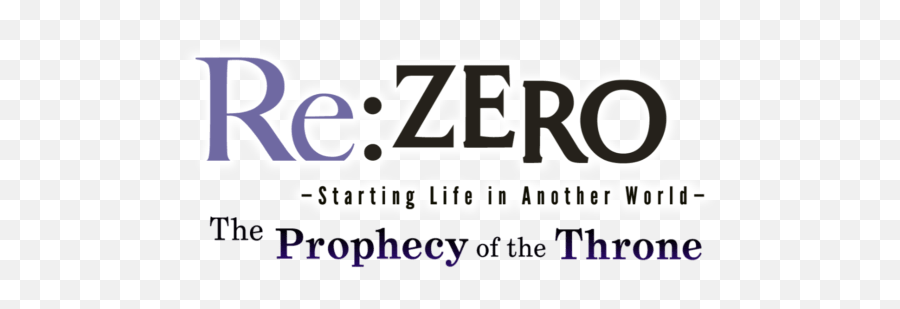 Rezero U2013 Starting Life In Another World The Prophecy Of - Poster Png,Throne Logo