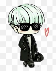 Chibibts Sticker - Bts Suga Cute Drawing Clipart Full Size Chibi Suga Bts Drawings Png,Yoongi Png