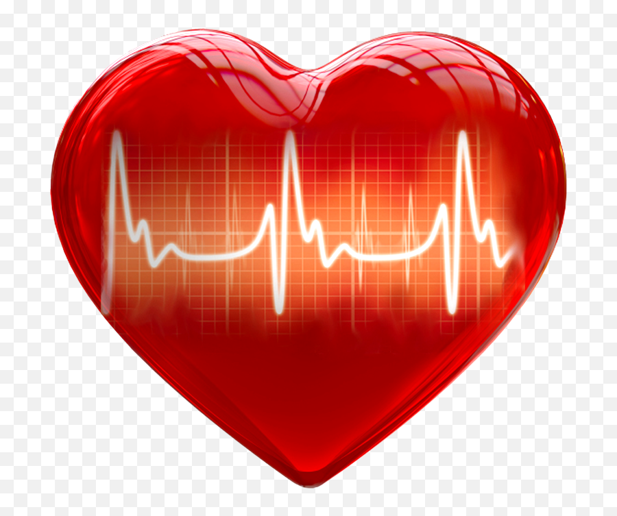 Heart With Life Line Png For Medical Use - Clip Art Heart Beat,Orange Line Png