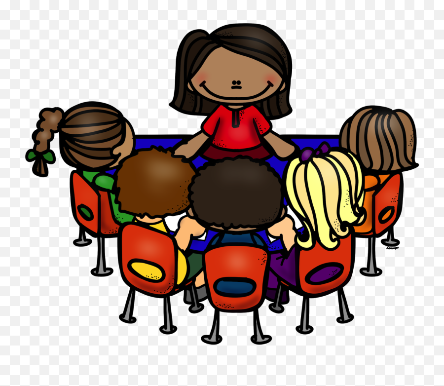 Teacher Working - Guided Reading Clipart,Kids Clipart Png