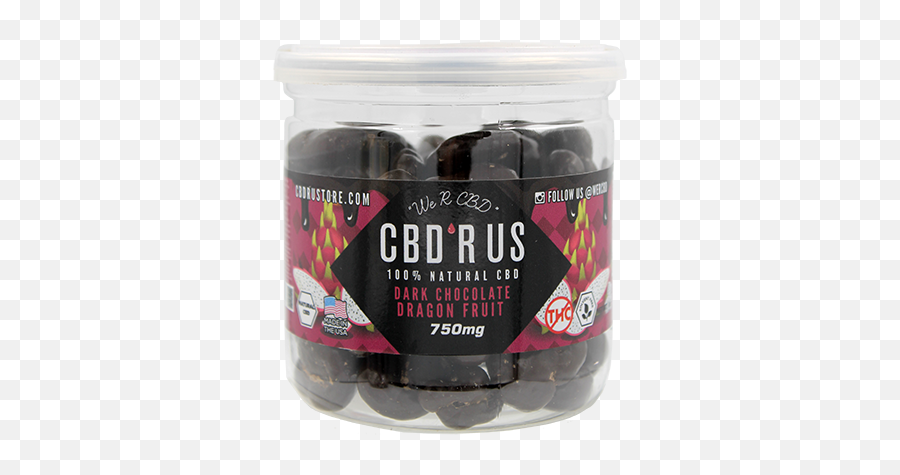 Cbd U0027r Us Dark Chocolate Dragon Fruit 750mg - Strawberry Png,Dragon Fruit Png