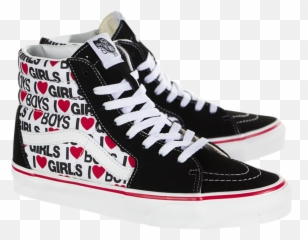 Vans Sk8 - Hi I Heart Plimsoll png