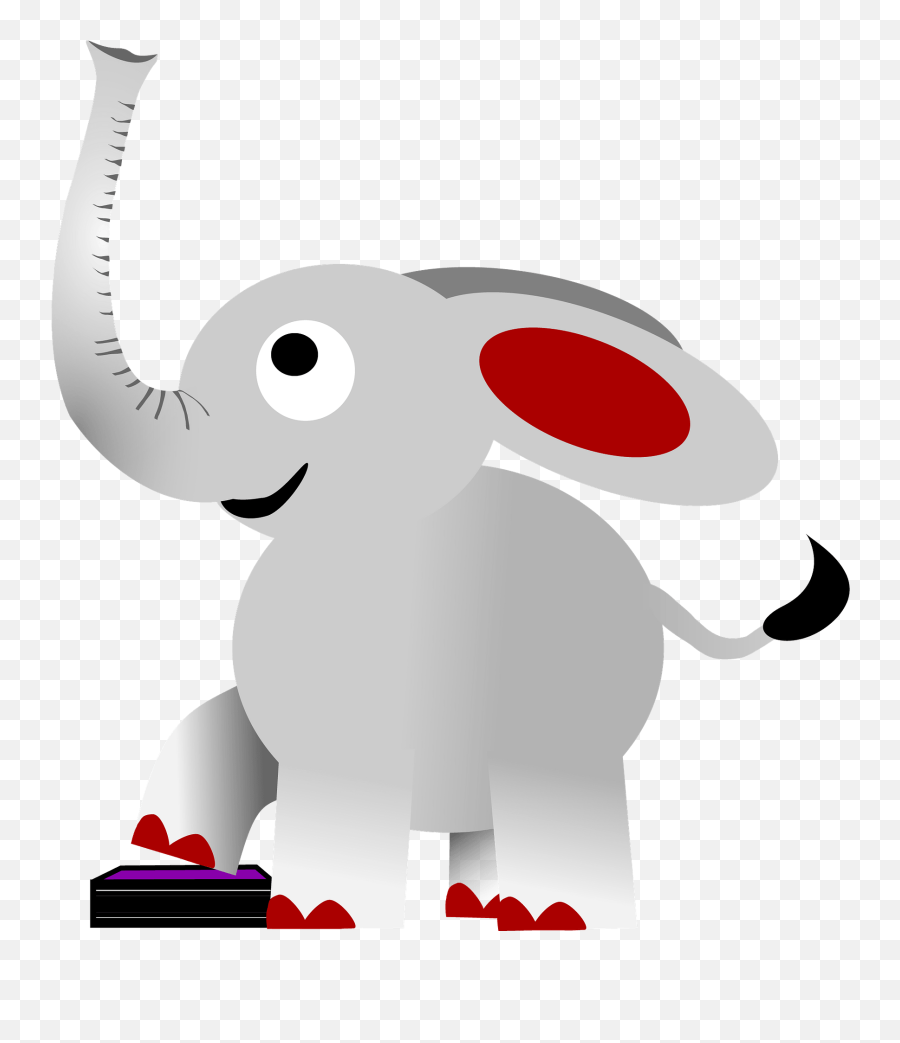 Happy Elephant Clipart Free Download Transparent Png - Elephant,Elephant Clipart Png