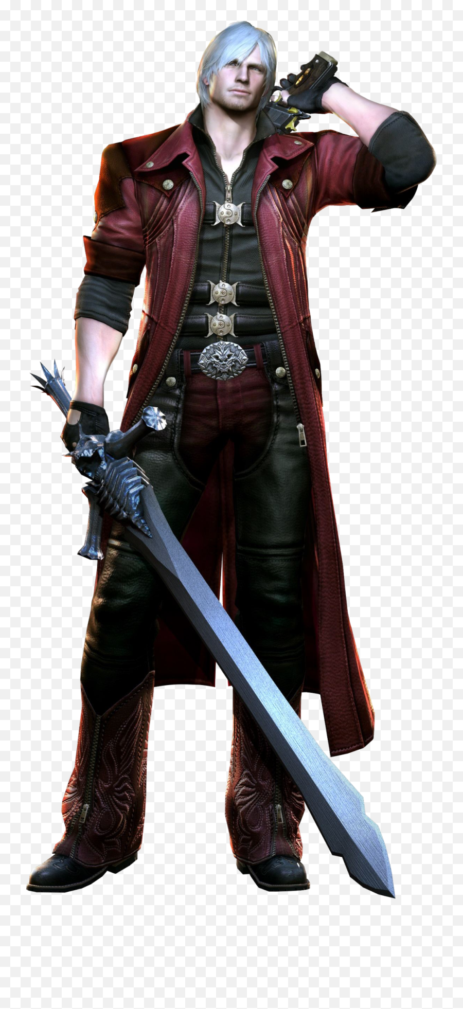 Download Devil Spear May Cry Character Dante Fictional Hq - Dante Devil May Cry 4 Png,Devil Transparent Background