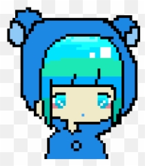 Kawaii Blue Png Transparent Cartoon - Jingfm Cute Slime Pixel Art