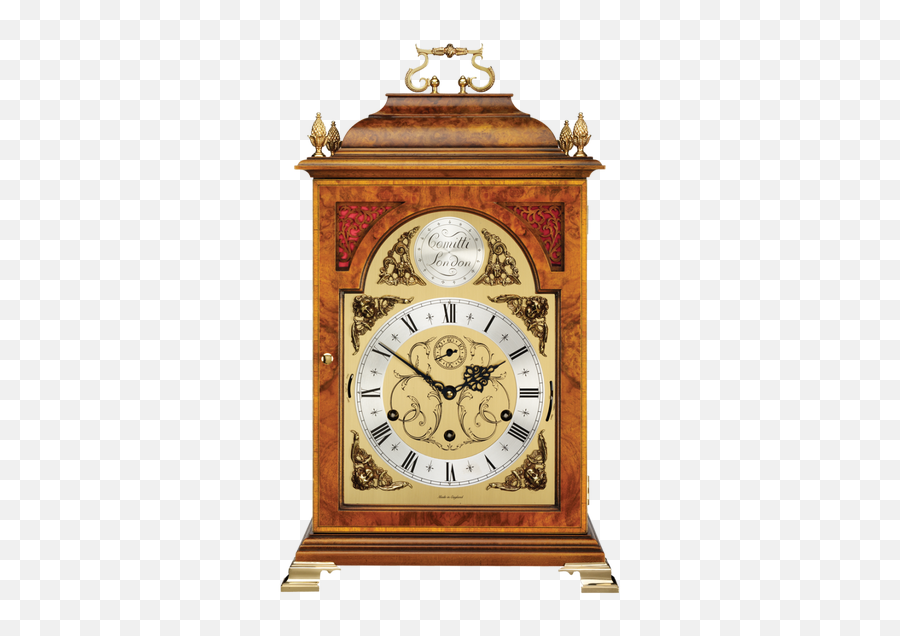 Download Bracket Clock Free Clipart Hd Hq Png Image Freepngimg - Comitti Queen Anne Clock,Clock Clipart Png