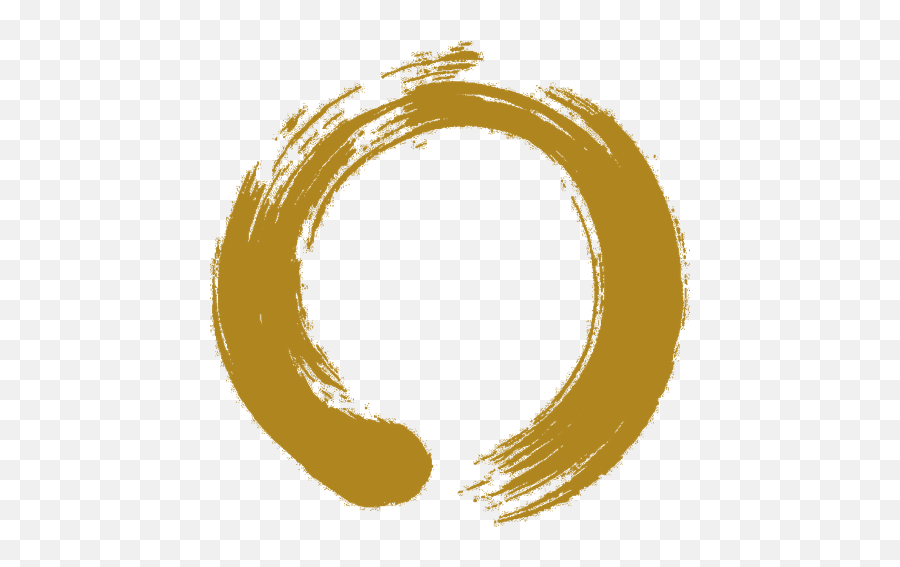 Download Zen Enso Circle Gold - Zen Circle Png,Zen Circle Png