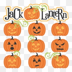 Cute Halloween Jack O Lantern Clipart - Svg png