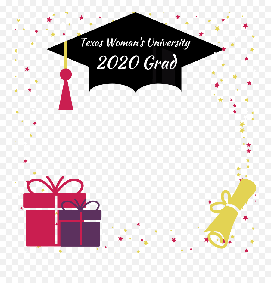 Graduation Celebrations - Graduation Caps Vector Png,Texas Woman's University Logo