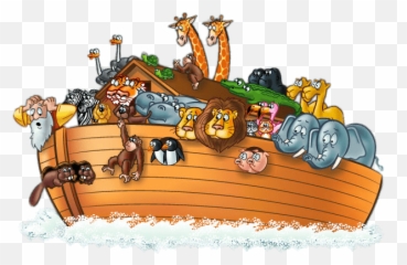 Noahs Ark Illustration Transparent Png - Noahs Ark Counting In 2s,Ark Png
