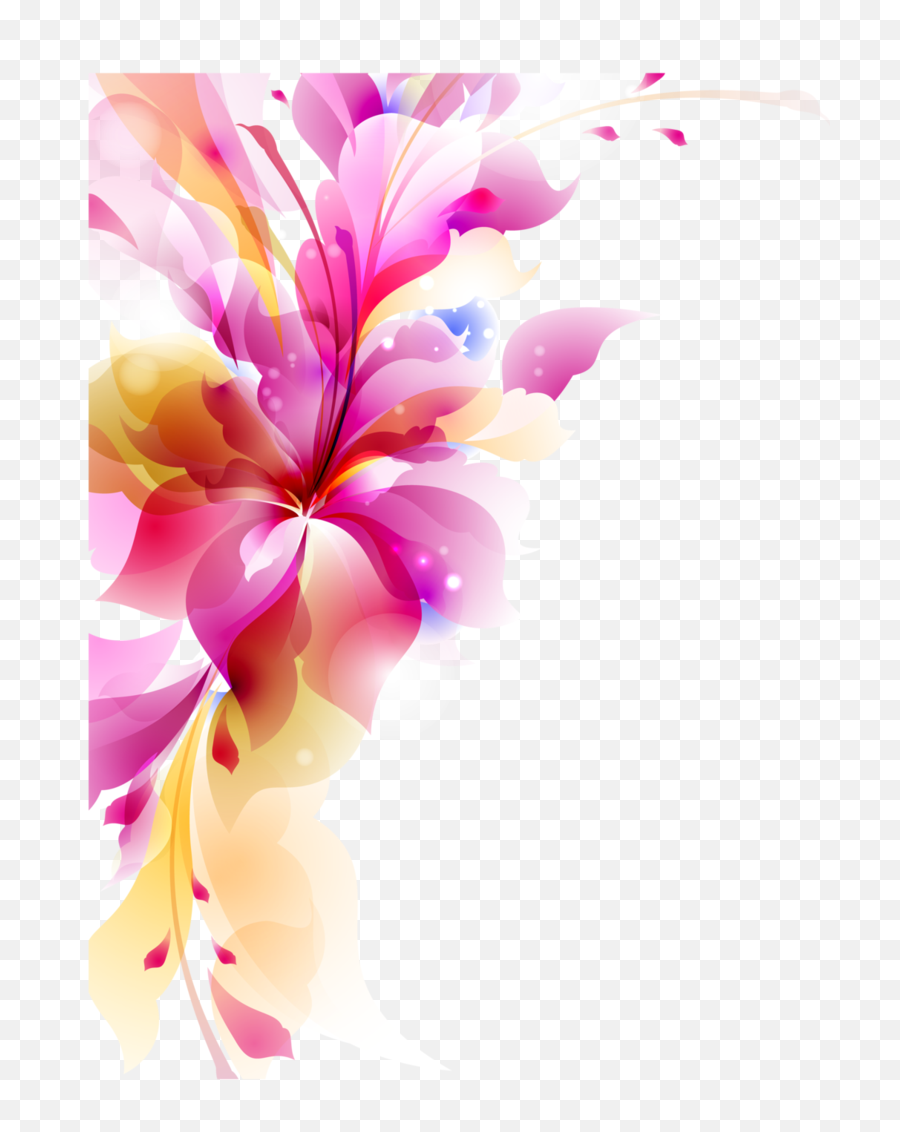 Download Abstract Flower Free Png Transparent Image And Clipart - Flower Vector Png,Flower Graphic Png