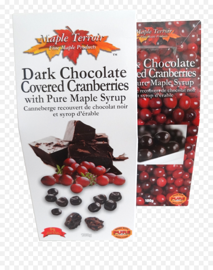 Download Dark Chocolate Covered Cranberry U0026 Canadian Maple - Canada Cranberry Chocolate Png,Cranberries Png