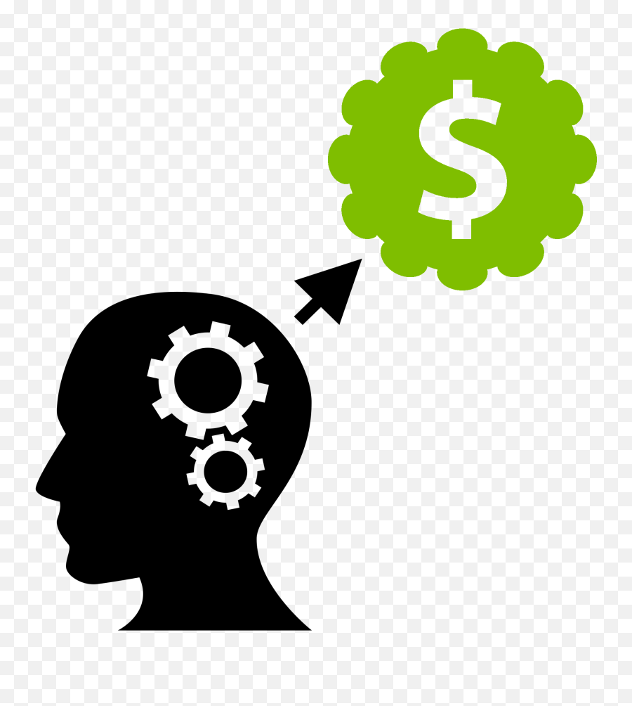 Thinking Leads To Money - Head Silhouette Icon Transparent Think About Money Png,Leads Icon