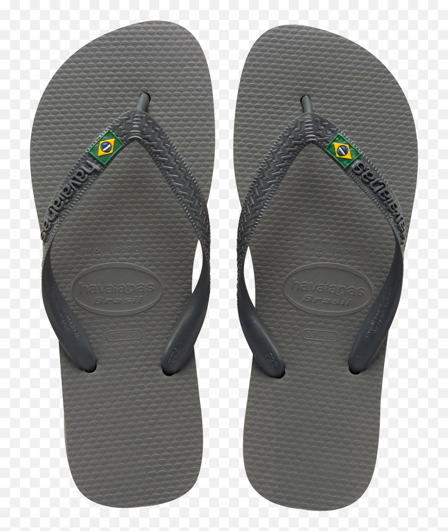 Womens Black Brazilian Flip Flop Sandals - Havaianas Brazil Png,Flip Flop Icon