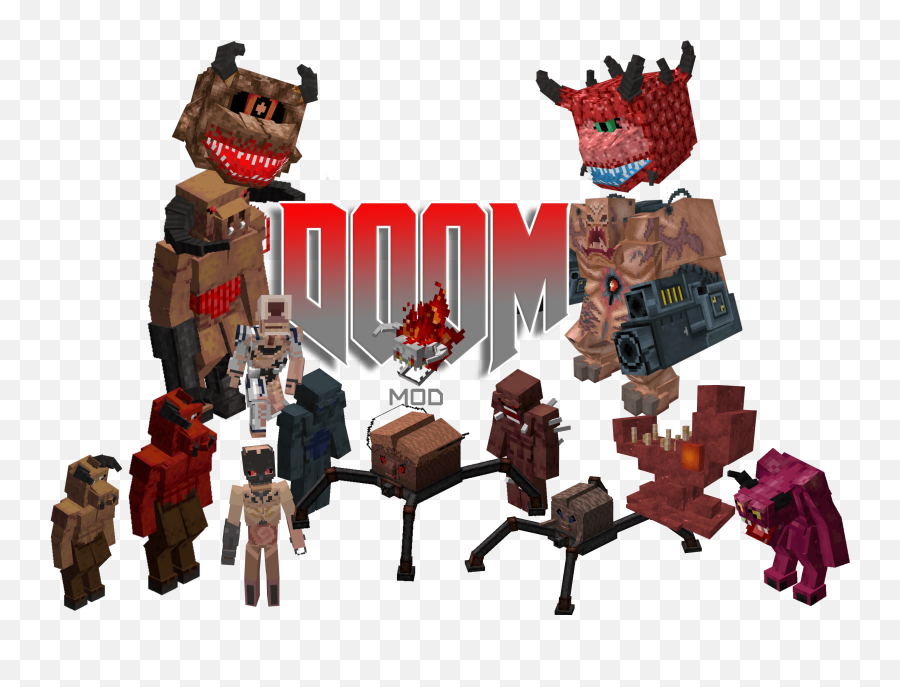 My Doom Mod For Both Forge 1 - Minecraft Fabric Mod 4 Png,Minecraft Icon Fabric By The Yard