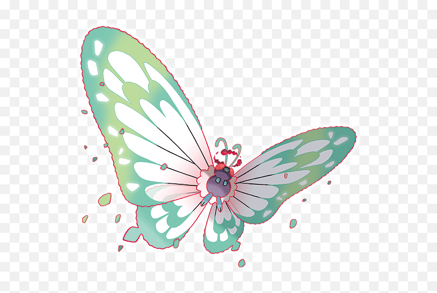 Butterfree Pokédex The Official Pokémon Website In Singapore - Butterfree Galar Png,Butterfly Icon Image Girly