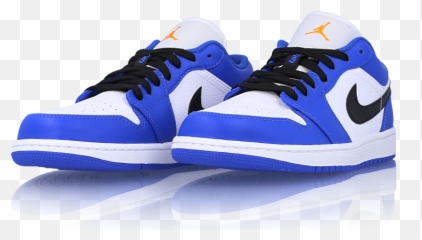 Kix U0026 Lidz - Air Jordan 1 Low Hyper Blue And Orange Peel White Png,Hyperfly Icon 2