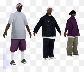 Pc Computer - Grand Theft Auto San Andreas Ballas Gang Gta png