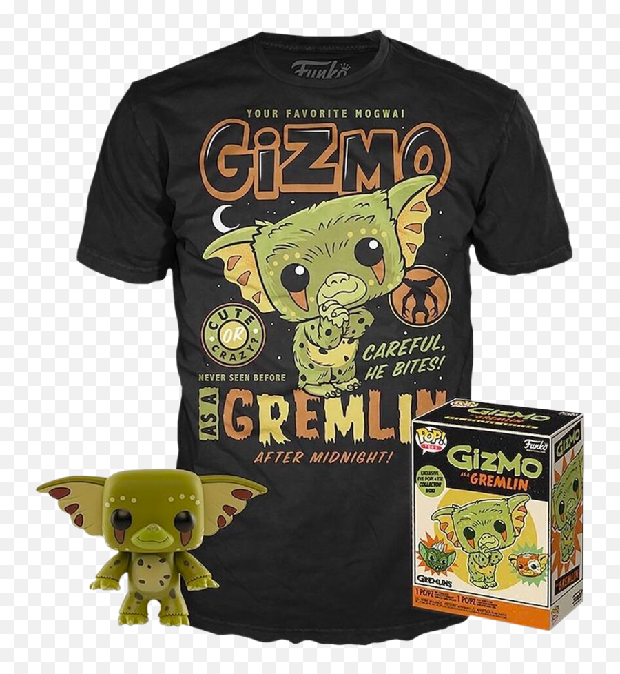 Funko - Gremlins Gizmo As Gremlin Pop Vinyl Figure U0026 Tshirt Box Set Gizmo As A Gremlin Png,Gremlin Png