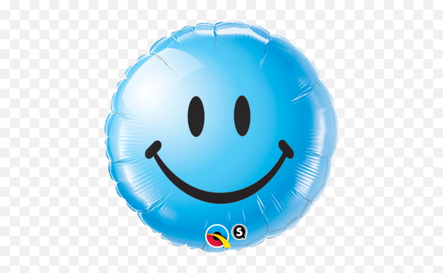 18 Redondo Carita Feliz Azul - Orbz Balloon Smiley Face Blue Smiley Balloon Png,Celeste Icon