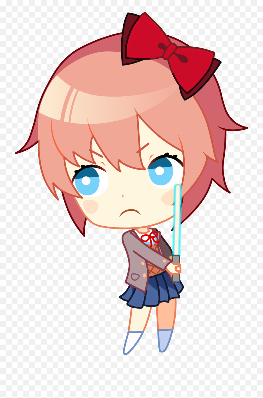 Only A Bulli Deals In Absolutes - Ddlc Sayori Chibi Png,Cheap Pixel Icon Commissions Deviantart