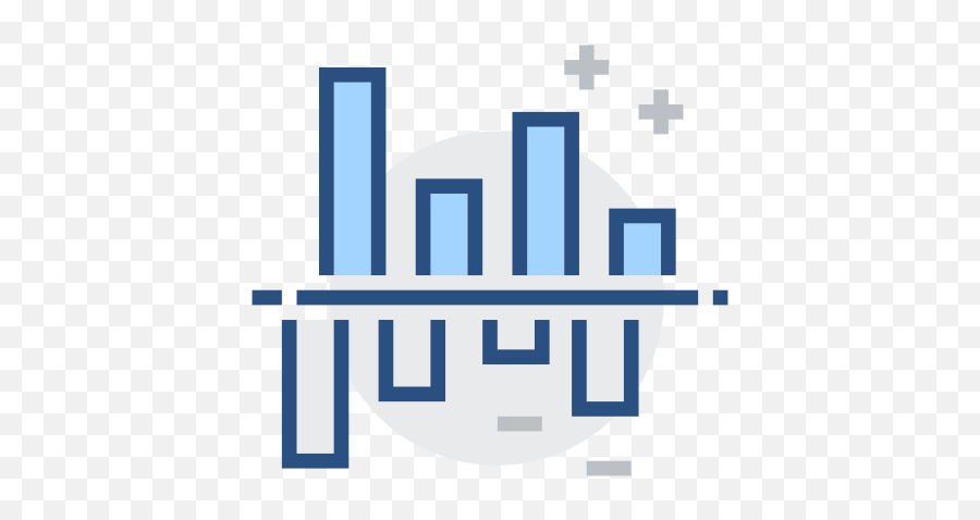Histogram Comparison Vector Icons Free Download In Svg Png Blue Icon