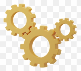 Gears Icon - Download in Colored Outline Style Stronglight png