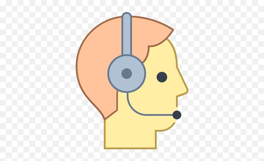 Customer Support Icon In Office L Style - Speech Recognition Png,Tech Support Icon