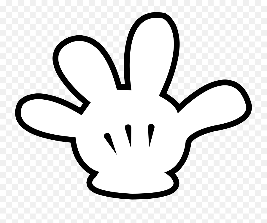 Gloves Clipart Minnie Mouse Transparent - Mickey Mouse Head Drawing Png,Minnie Mouse Transparent